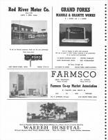 Red River Motor Co, Grand Forks Marble & Granite Works, Farmsco, Warren Hospital, Polk County 1970